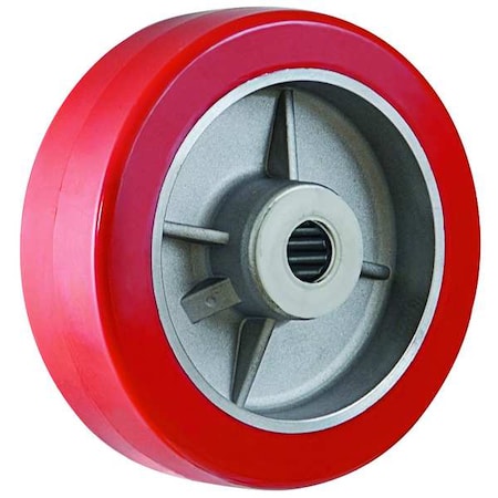 Caster Wheel, 1200 lb., 8 D x 2 In. MPN:2RZE9