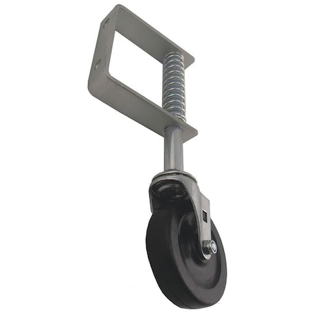 Side Mount Caster, Rubber, 3