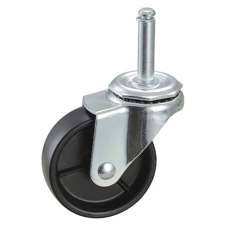 Swivel Stem Caster, Polyolfn, 3 in, 125 lb. MPN:32J796