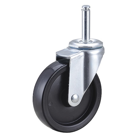 Swivel Stem Caster, Polyolfn, 4 in, 150 lb. MPN:32J797