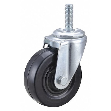 Swivel Stem Caster, Rub, 3-1/2 in., 160 lb. MPN:32J821