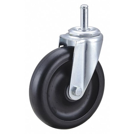 Swivel Stem Caster, Polyolfn, 5 in, 300 lb. MPN:32J855