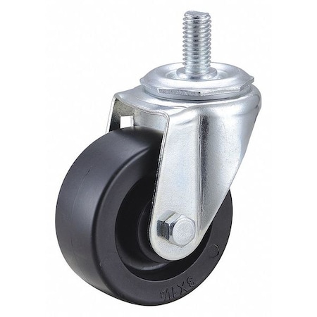 Stem Caster, 3 in Dia, Polyolefin, 210 lb MPN:32J875