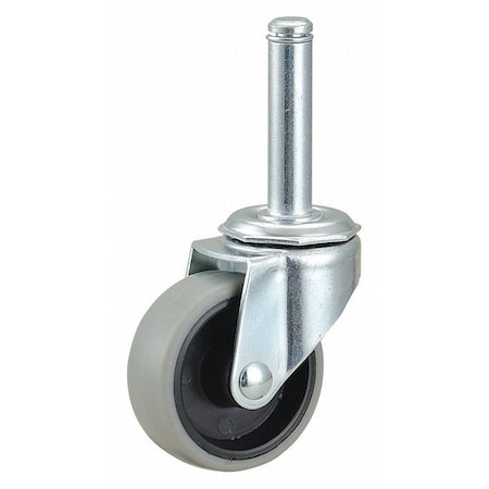 Swivel Stem Caster, TPR, 2 in., 75 lb. MPN:32J923