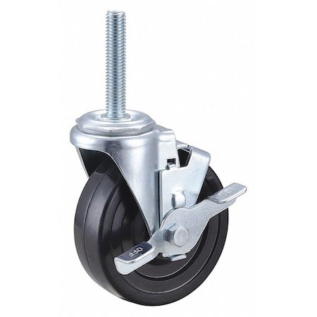 Swivel Stem Caster w/Brake, 4 in., 170 lb. MPN:32J927