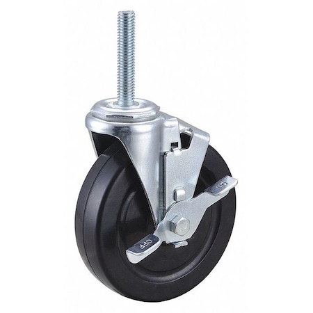 Swivel Stem Caster w/Brake, 5 in., 200 lb. MPN:32J928