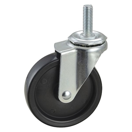 Swivel Stem Caster, Polyolfn, 4 in, 150 lb. MPN:32J964