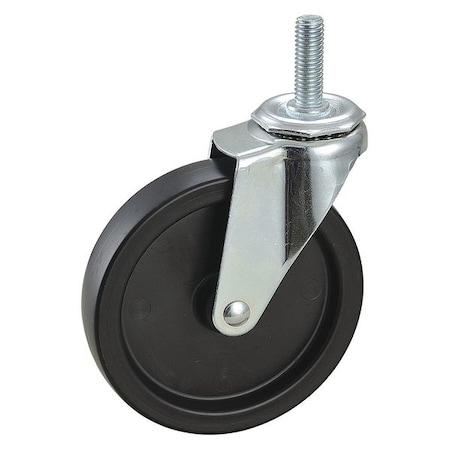 Swivel Stem Caster, Polyolfn, 5 in, 150 lb. MPN:32J965