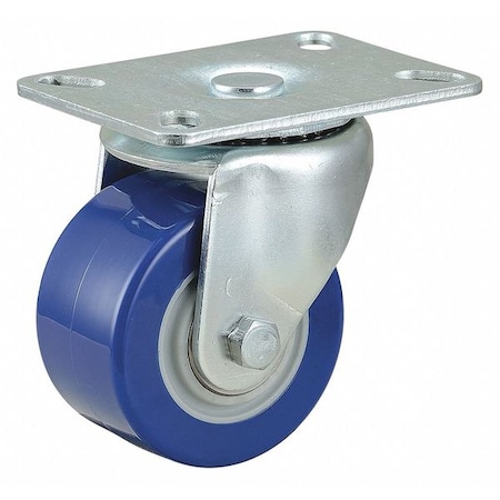 Swivel Plt Cstr, Polyurethane, 3 in, 450 lb MPN:33H701