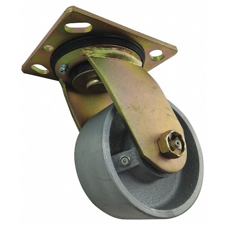 Swivel Plate Cstr, Cast Iron, 4 in, 1000 lb MPN:33H771