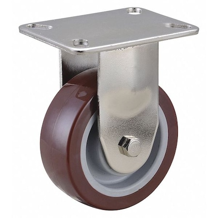 Rgd NSF-Listed Plate Cstr, Polyurethane, 4 in, 375 lb. MPN:33H938