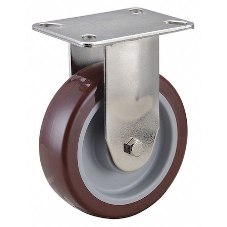 Rgd NSF-Listed Plate Cstr, Polyurethane, 5 in, 450 lb. MPN:33H939