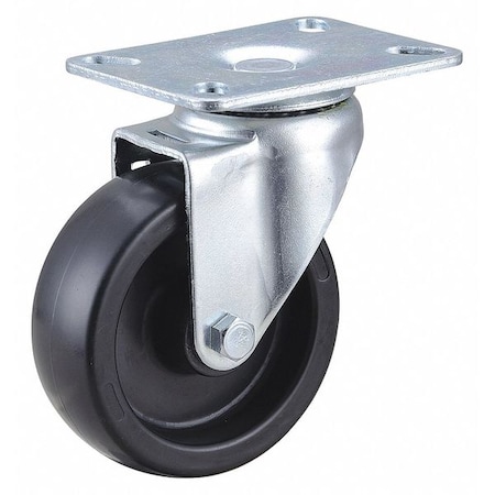 Swivel NSF-Listed Plate Caster, 300 lb., NSF-Listed Plate Type A MPN:33J002