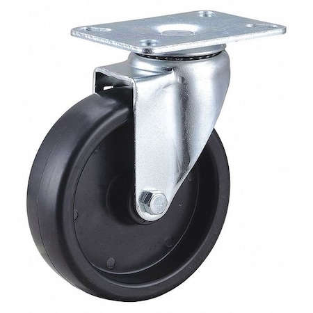 Swivel NSF-Listed Plate Caster, 350 lb., NSF-Listed Plate Type A MPN:33J003