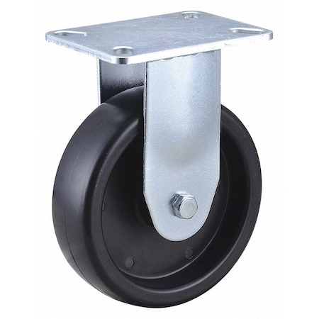 Rigid NSF-Listed Plate Caster, 5 in. Dia., 350 lb. MPN:33J005