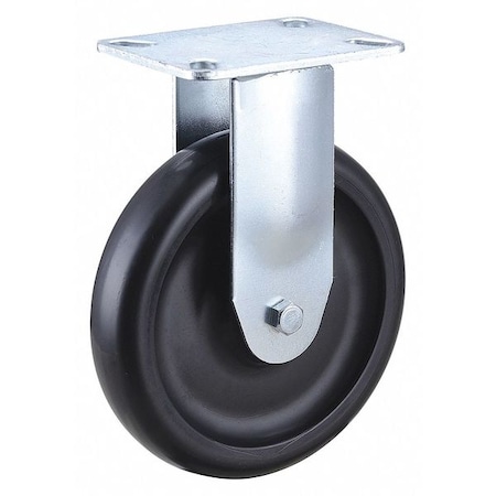 Rigid NSF-Listed Plate Caster, 6 in. Dia., 400 lb. MPN:33J011