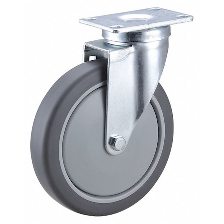 Swivel Plt Cstr, Polyurethane, 6 in, 300 lb MPN:3ENX9