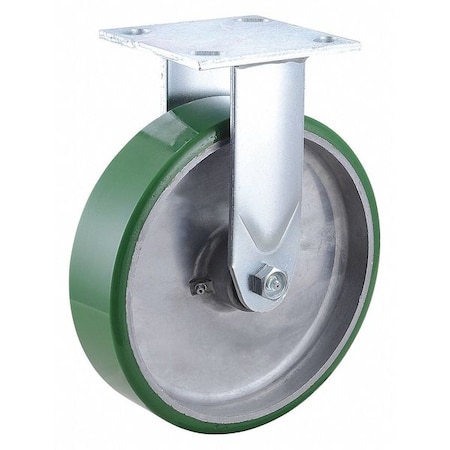 Rgd NSF-Listed Plate Cstr, Polyurethane, 8 in, 1250 lb MPN:3G142
