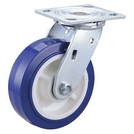 NSF-Listed Plate Caster, 800 lb. Load Rating, Swivel MPN:400K45