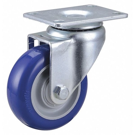 NSF-Listed Plate Caster, 250 lb. Load Rating, Swivel MPN:400K63