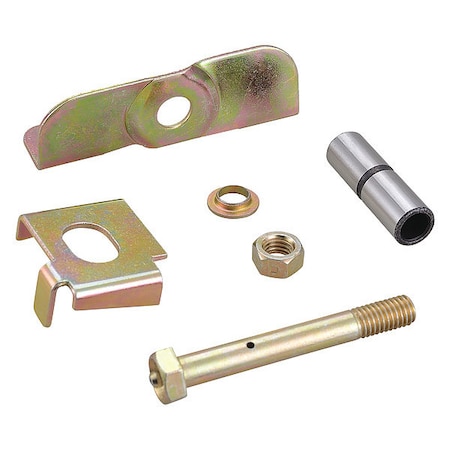Caster Brake Kit, Yl Zinc Plated, Steel MPN:413X05