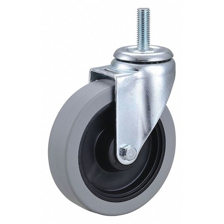 Threaded Stem Caster, Swivel, 1/2 in. Stem Dia, 300 lbs. Load Rating, No Lock Included MPN:413X08