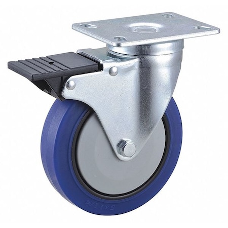 Plate Caster, Light-Med. Duty, 308 lb., Blk MPN:416P21