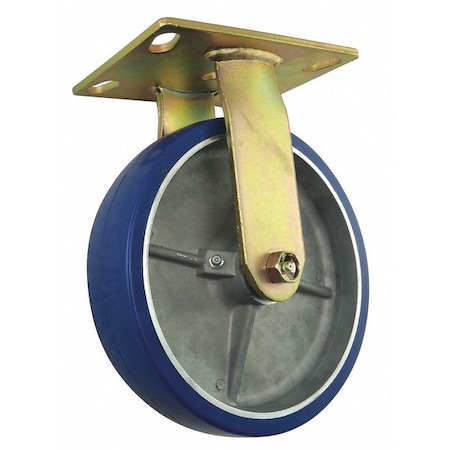 Plate Caster, Rigid, 1750 lb., Medium-Duty MPN:426A75