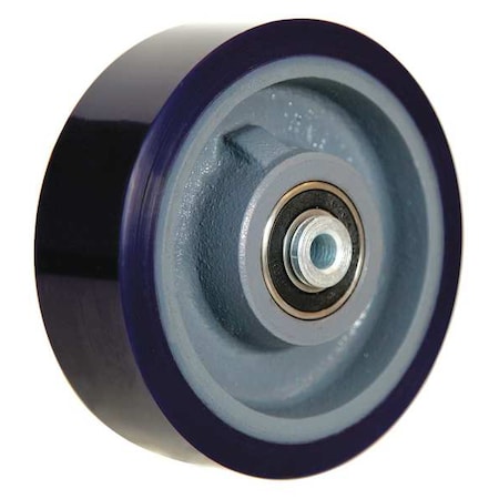 Caster Wheel, Polyurethane, 6 in., 960 lb. MPN:4DB70