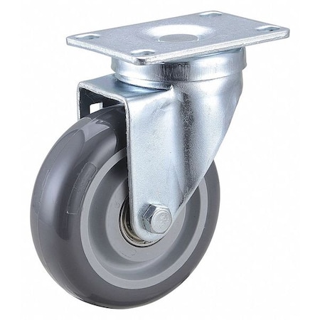 Swivel Plate Cstr, Polyurethane, 4in, 250lb MPN:4DE53