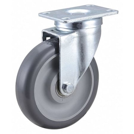 Swivel Plate Cstr, Polyurethane, 5in, 250lb MPN:4DE55