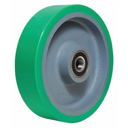 Caster Wheel, Polyurethane, 8 in., 1500 lb. MPN:4DU70