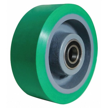 Caster Wheel, Polyurethane, 8 in., 2500 lb. MPN:4DU71
