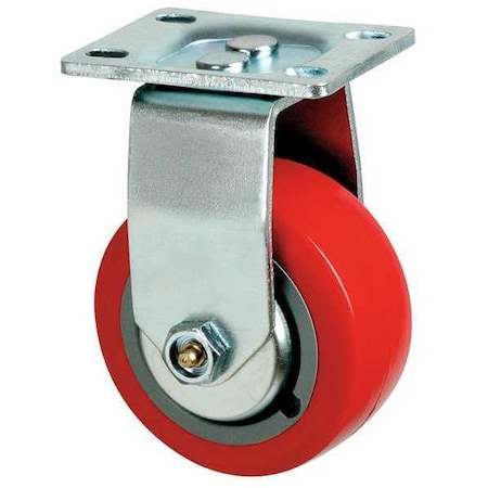 Rigid Plate Castr, Polyurthan, 4 in, 600 lb MPN:4HXJ1