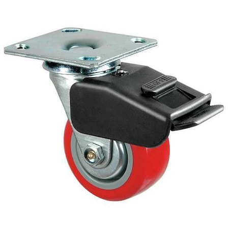 Swivel Plat Castr, Polyurthan, 5 in, 650 lb MPN:4HXJ4
