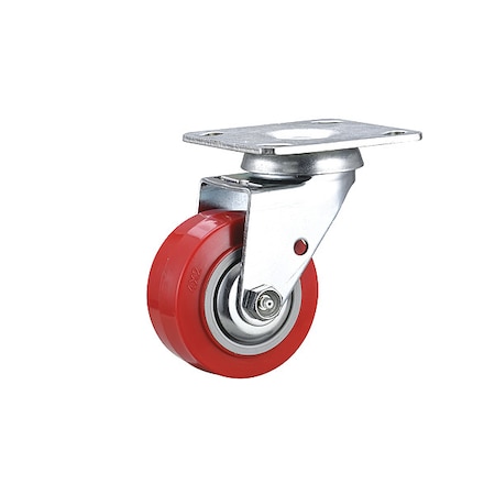 Plate Caster, Swivel, Polyurethane MPN:55KJ60