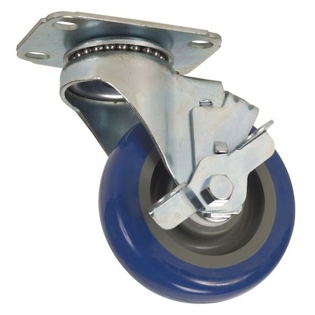 Swivl NSF-Listed Plate Caster, Poly, 3-1/2 in., 250 lb MPN:5UX86