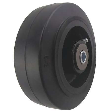 Caster Wheel, Rubber, 6 in., 810 lb. MPN:5VF36