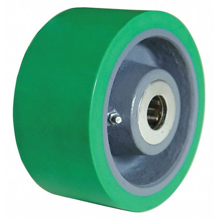 Caster Wheel, Polyurethane, 6 in., 2200 lb. MPN:5VJ72