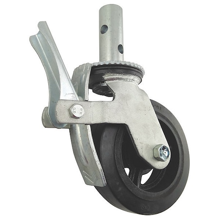 Scaffold Caster, Rubber, 6 in., 500 lb. MPN:5VP46