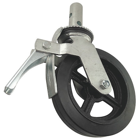 Scaffold Caster, Rubber, 8 in., 500 lb. MPN:5VP47
