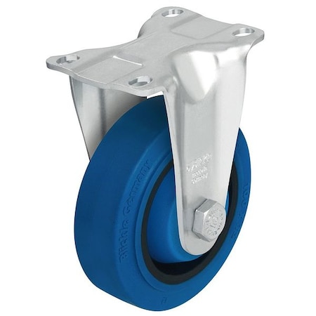 Rgd Plate Caster, Rubber, 4 in., 400 lb. MPN:B-POEV 102KA-12-SB