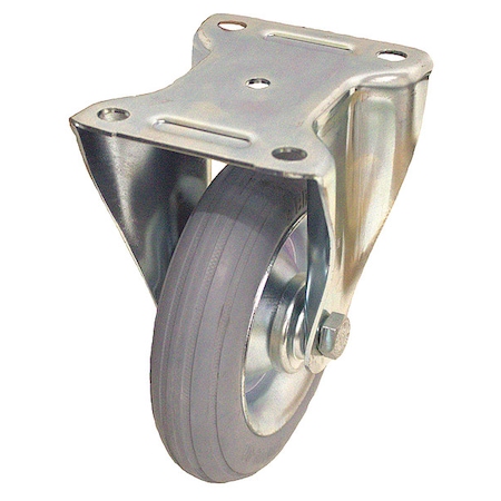 Solid Rubber Caster, 155 lb. Load, Rigid MPN:B-VW 162R-SG