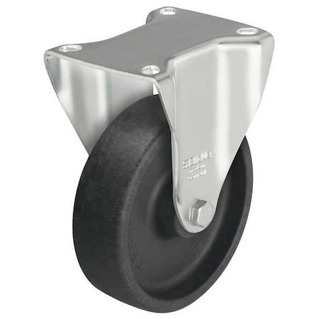 Rgd Plate Caster, Glass Nylon, 5 in, 660 lb MPN:BK-POHI 125G-1