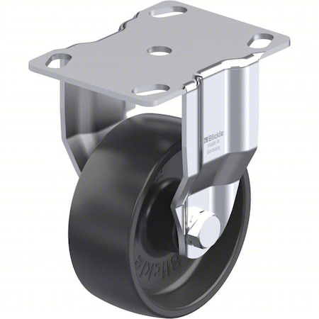 Plate Caster, Rigid, 4 3/8