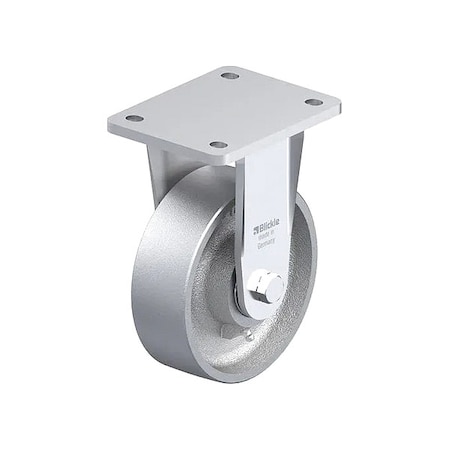 Plate Caster, Rigid, 7 7/8