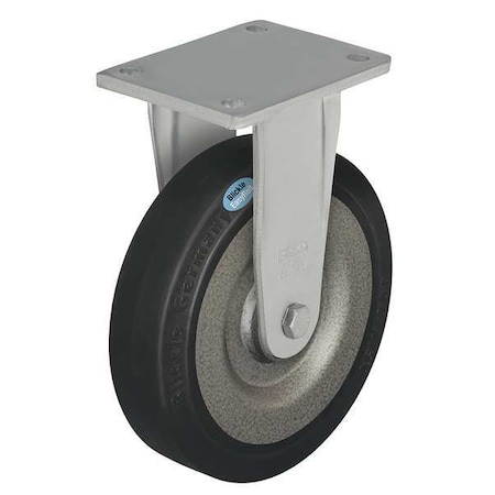 Rgd Plate Caster, Rubr, 6-1/4 in., 1000 lb. MPN:BO-SE 160K