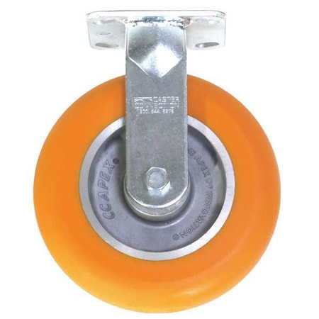 Rigid Plate Caster, Polyurethane, 1200 lb. MPN:CDP-G-15