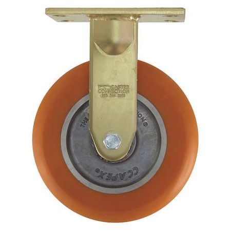 Rigid Plate Caster, Polyurethane, 1200 lb. MPN:CDP-G-32
