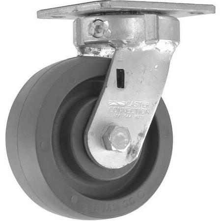 Swivel Plate Caster, Nylon, 5 in., 1250 lb. MPN:CDP-G-41
